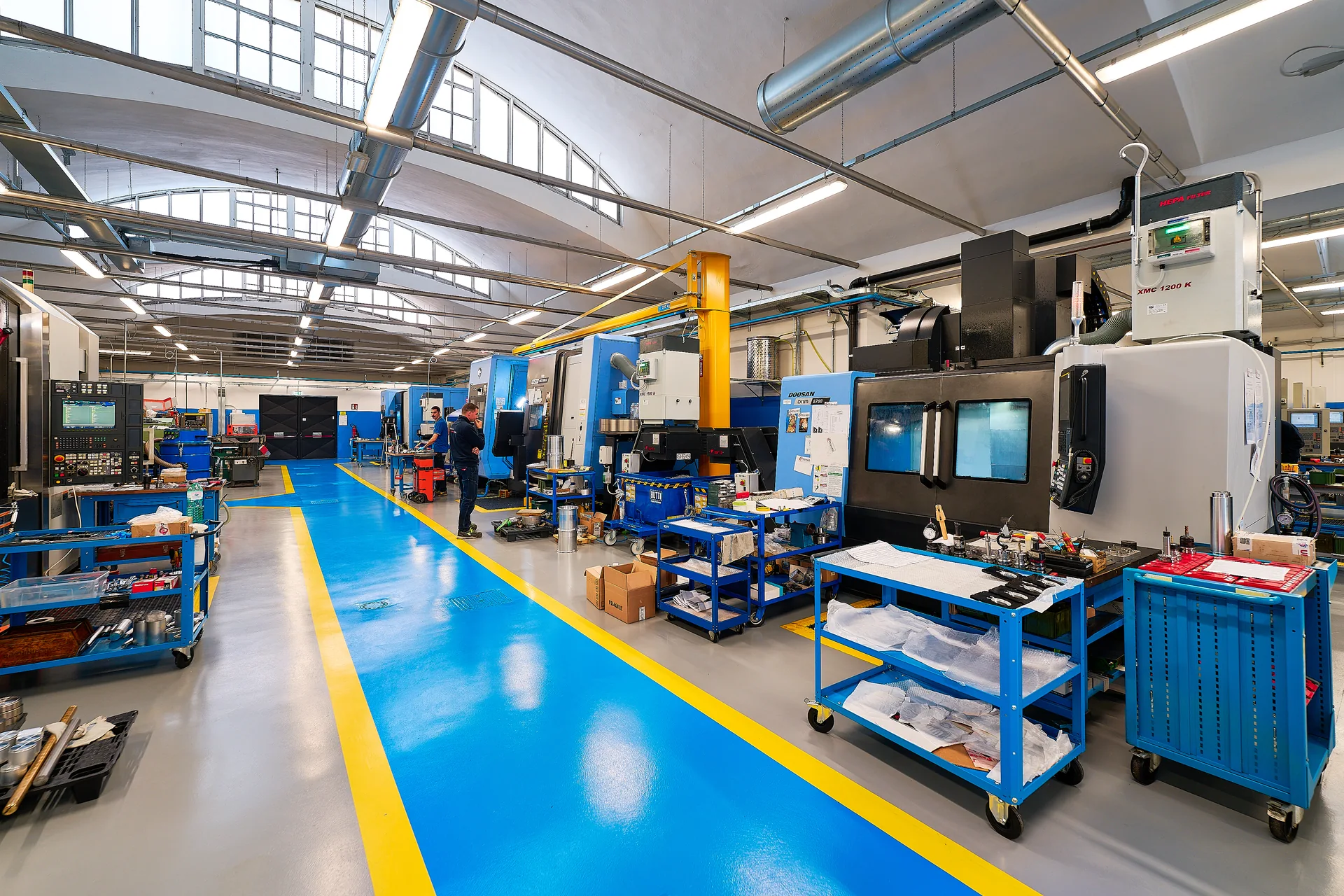 OPTomec precision machining facility in Busto Garolfo