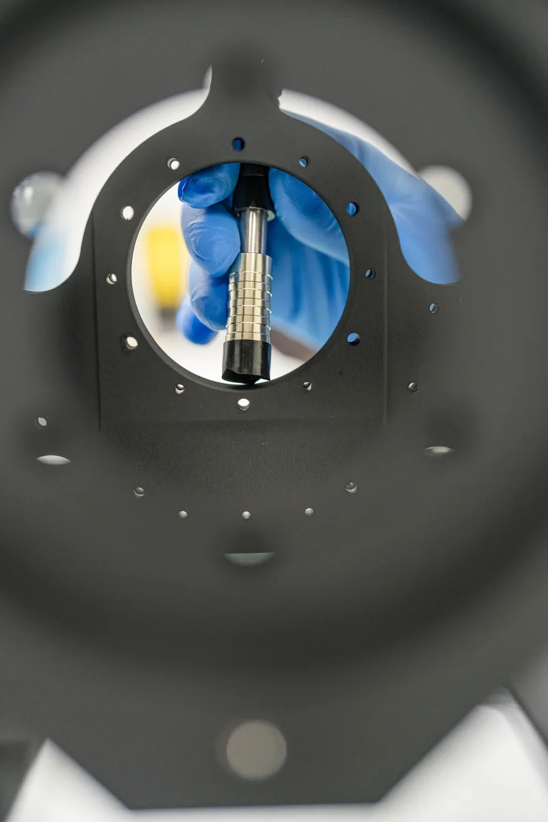 Quality control on a coated aerospace component